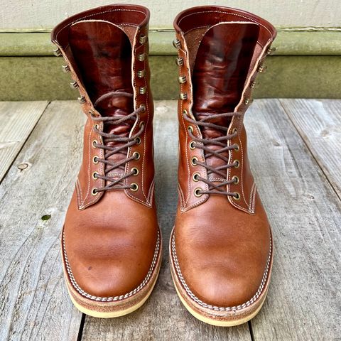 View photo of Onderhoud SVC02 Packer Boot in Wickett & Craig Medium Brown Traditional Harness