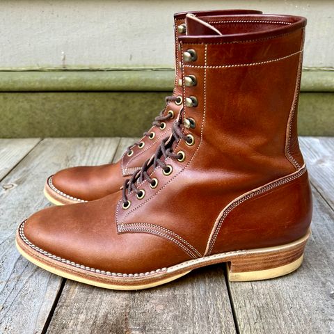 View photo of Onderhoud SVC02 Packer Boot in Wickett & Craig Medium Brown Traditional Harness