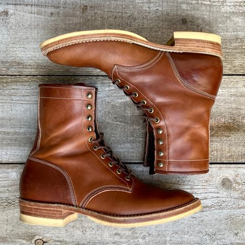 View photo of Onderhoud SVC02 Packer Boot in Wickett & Craig Medium Brown Traditional Harness