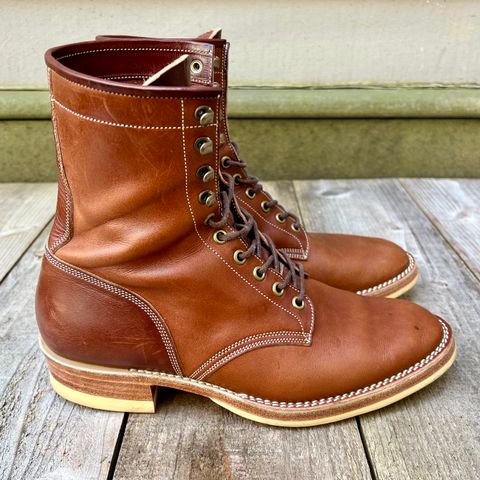 View photo of Onderhoud SVC02 Packer Boot in Wickett & Craig Medium Brown Traditional Harness