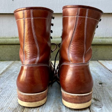 View photo of Onderhoud SVC02 Packer Boot in Wickett & Craig Medium Brown Traditional Harness