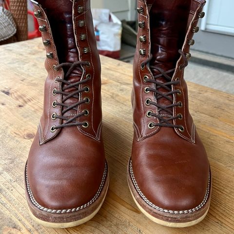 View photo of Onderhoud SVC02 Packer Boot in Wickett & Craig Medium Brown Traditional Harness