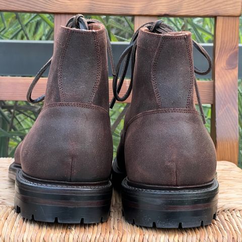 Grant Stone Ottawa Boot in C.F. Stead Tobacco Waxy Commander Suede