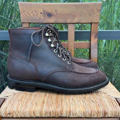 Grant Stone Ottawa Boot in C.F. Stead Tobacco Waxy Commander Suede