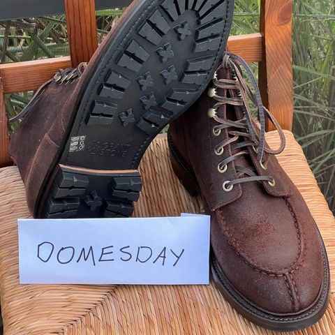 Grant Stone Ottawa Boot in C.F. Stead Tobacco Waxy Commander Suede