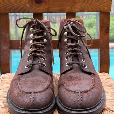 Grant Stone Ottawa Boot in C.F. Stead Tobacco Waxy Commander Suede