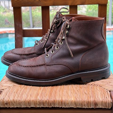 Grant Stone Ottawa Boot in C.F. Stead Tobacco Waxy Commander Suede