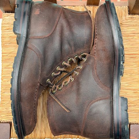 Grant Stone Ottawa Boot in C.F. Stead Tobacco Waxy Commander Suede