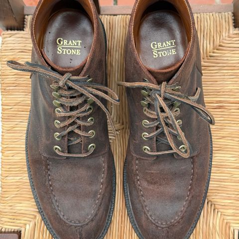 Grant Stone Ottawa Boot in C.F. Stead Tobacco Waxy Commander Suede