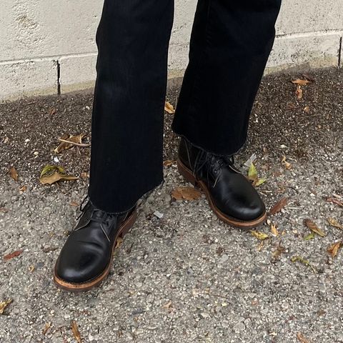 View photo of Oak Street Bootmakers Field Boot in Horween Black Chromexcel