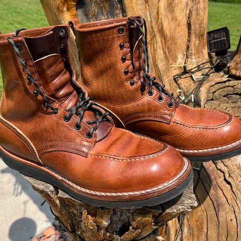 Nicks Moc Toe in Horween Natural Dublin