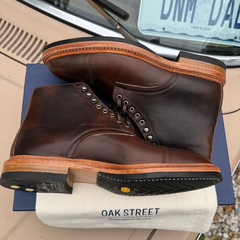 Oak Street Bootmakers Lakeshore Boot in Horween Brown Nut Dublin