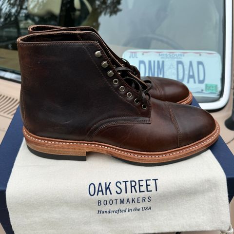 Oak Street Bootmakers Lakeshore Boot in Horween Brown Nut Dublin