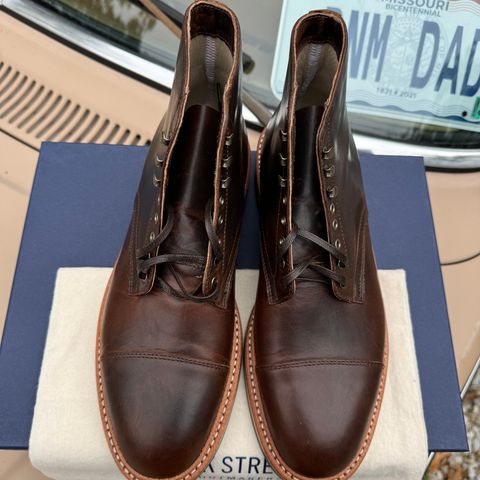 Oak Street Bootmakers Lakeshore Boot in Horween Brown Nut Dublin