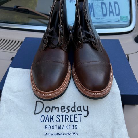 Oak Street Bootmakers Lakeshore Boot in Horween Brown Nut Dublin