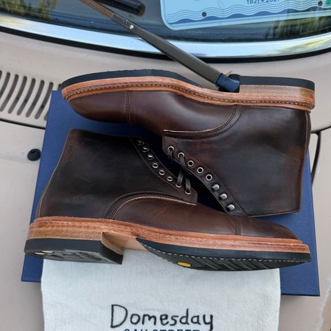Oak Street Bootmakers Lakeshore Boot in Horween Brown Nut Dublin