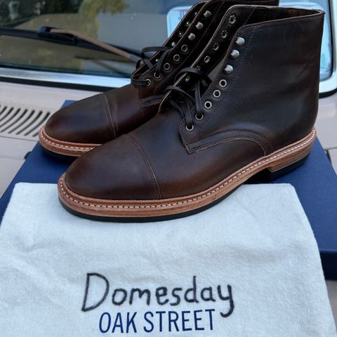 Oak Street Bootmakers Lakeshore Boot in Horween Brown Nut Dublin