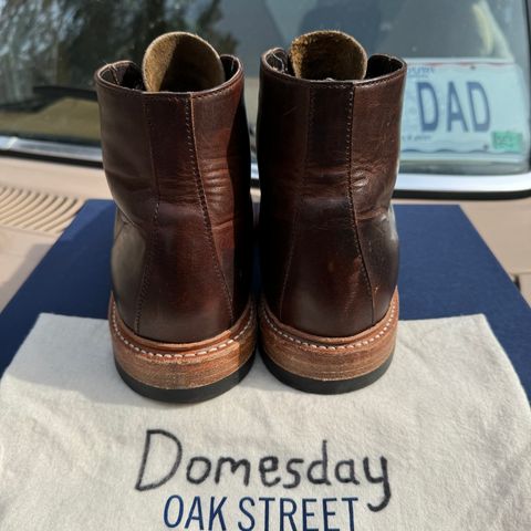 View photo of Oak Street Bootmakers Lakeshore Boot in Horween Brown Nut Dublin