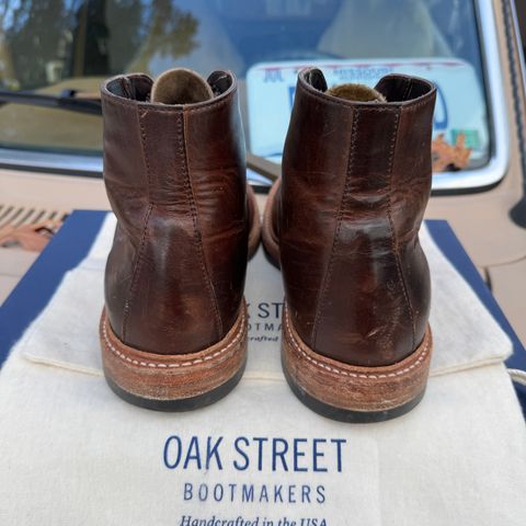 View photo of Oak Street Bootmakers Lakeshore Boot in Horween Brown Nut Dublin