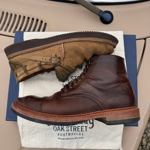 View photo of Oak Street Bootmakers Lakeshore Boot in Horween Brown Nut Dublin