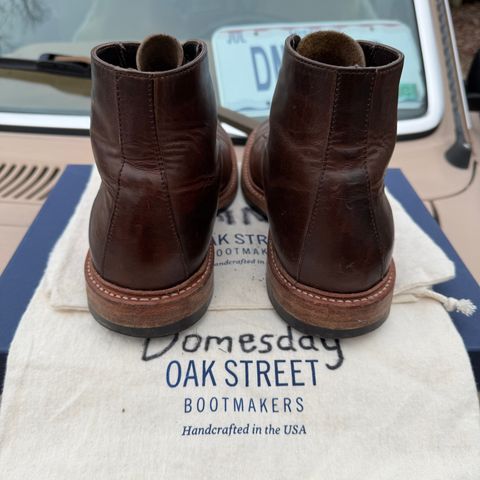 View photo of Oak Street Bootmakers Lakeshore Boot in Horween Brown Nut Dublin