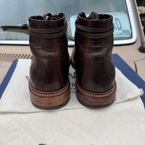 View photo of Oak Street Bootmakers Lakeshore Boot in Horween Brown Nut Dublin