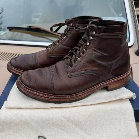 View photo of Oak Street Bootmakers Lakeshore Boot in Horween Brown Nut Dublin