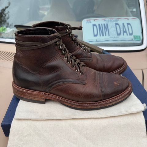 View photo of Oak Street Bootmakers Lakeshore Boot in Horween Brown Nut Dublin