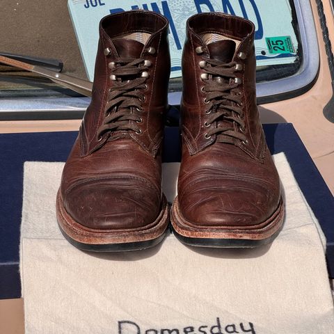Oak Street Bootmakers Lakeshore Boot in Horween Brown Nut Dublin