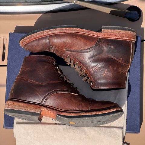 Oak Street Bootmakers Lakeshore Boot in Horween Brown Nut Dublin