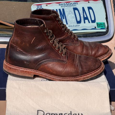 Oak Street Bootmakers Lakeshore Boot in Horween Brown Nut Dublin