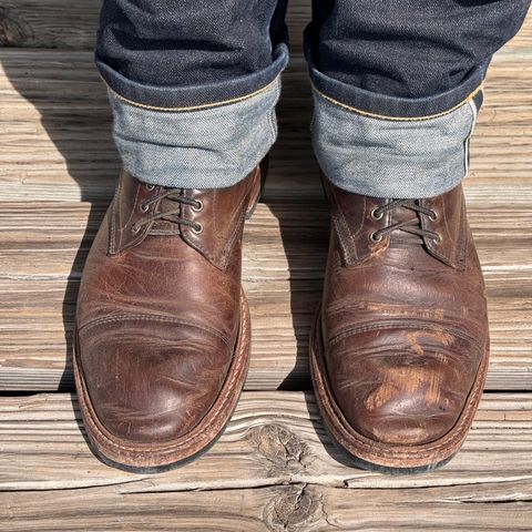 Oak Street Bootmakers Lakeshore Boot in Horween Brown Nut Dublin