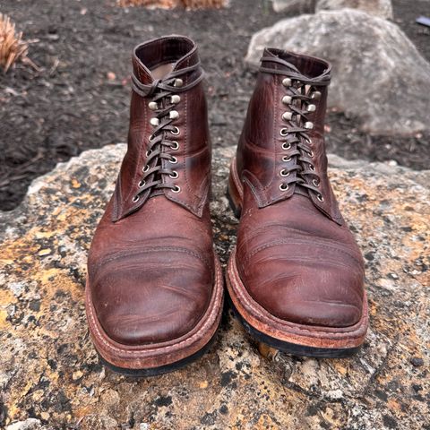Oak Street Bootmakers Lakeshore Boot in Horween Brown Nut Dublin