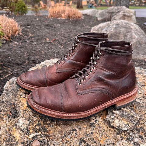 Oak Street Bootmakers Lakeshore Boot in Horween Brown Nut Dublin
