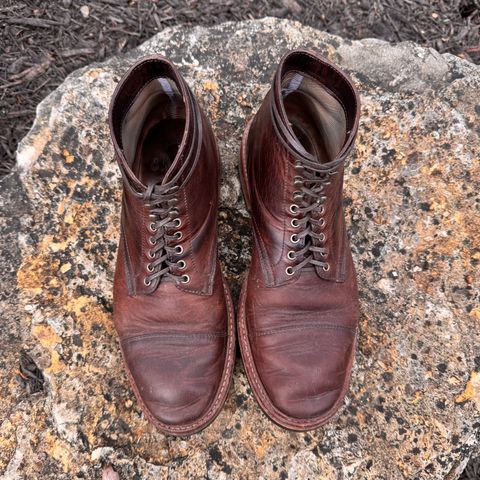 Oak Street Bootmakers Lakeshore Boot in Horween Brown Nut Dublin