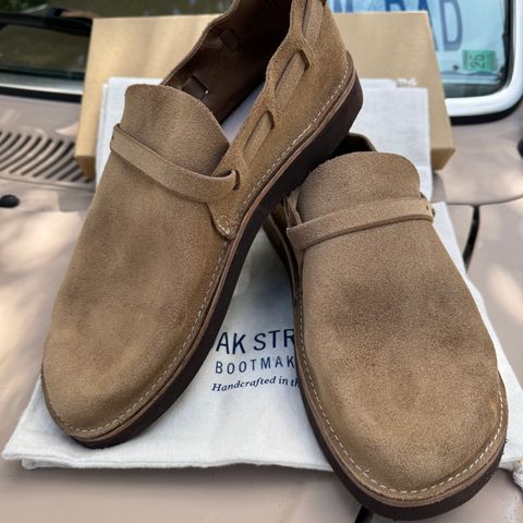 Oak Street Bootmakers Country Loafer in Horween Natural Chromexcel Roughout