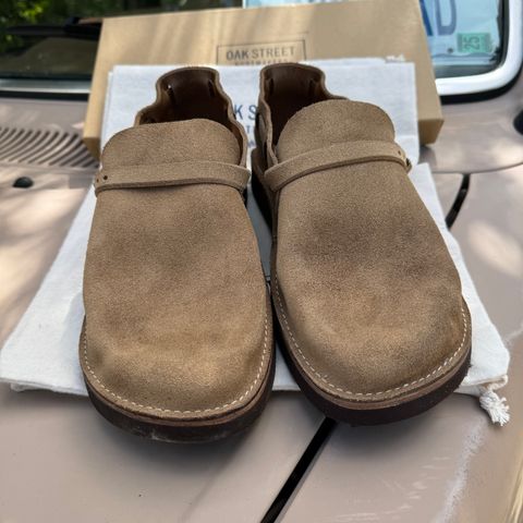 Oak Street Bootmakers Country Loafer in Horween Natural Chromexcel Roughout