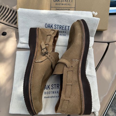 Oak Street Bootmakers Country Loafer in Horween Natural Chromexcel Roughout