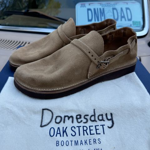 Oak Street Bootmakers Country Loafer in Horween Natural Chromexcel Roughout