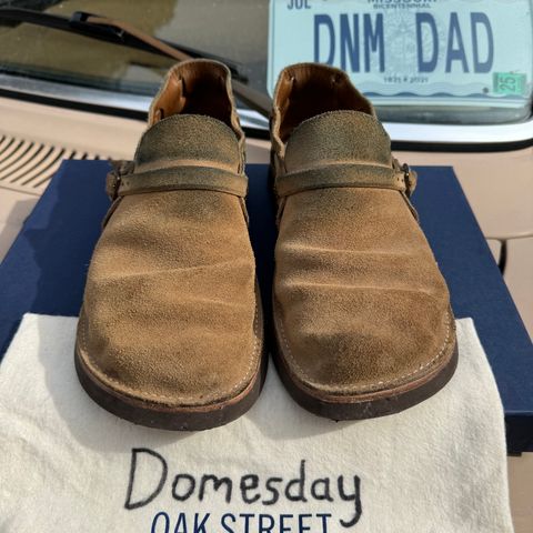 View photo of Oak Street Bootmakers Country Loafer in Horween Natural Chromexcel Roughout