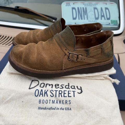 View photo of Oak Street Bootmakers Country Loafer in Horween Natural Chromexcel Roughout