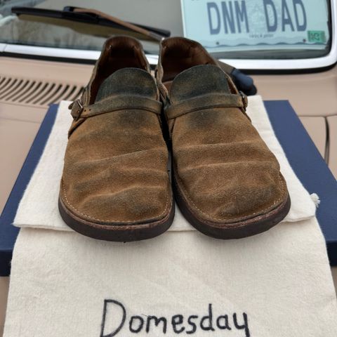 View photo of Oak Street Bootmakers Country Loafer in Horween Natural Chromexcel Roughout