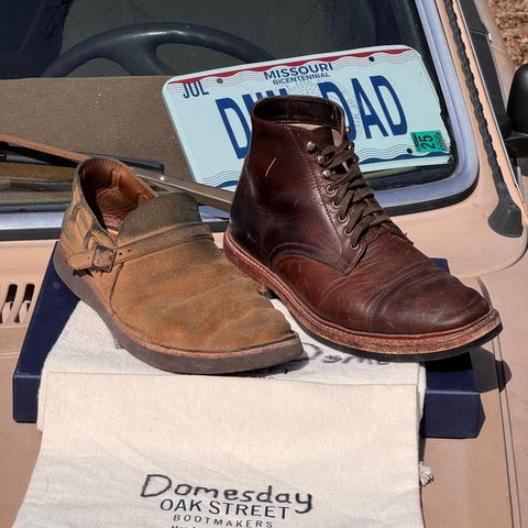 Oak Street Bootmakers Country Loafer in Horween Natural Chromexcel Roughout