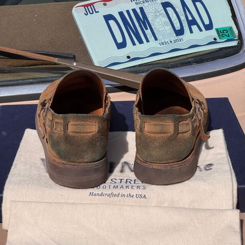 Oak Street Bootmakers Country Loafer in Horween Natural Chromexcel Roughout