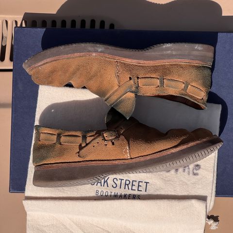 Oak Street Bootmakers Country Loafer in Horween Natural Chromexcel Roughout