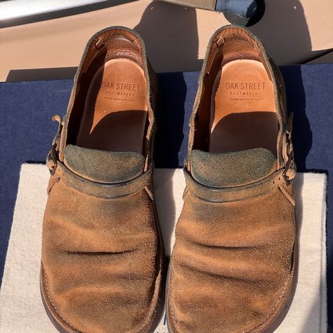 Oak Street Bootmakers Country Loafer in Horween Natural Chromexcel Roughout