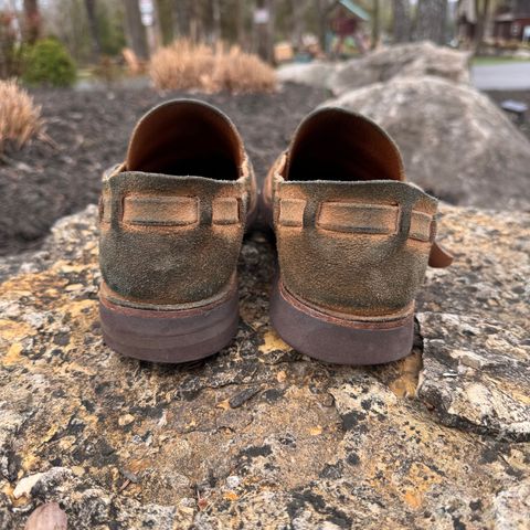 Oak Street Bootmakers Country Loafer in Horween Natural Chromexcel Roughout