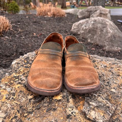 Oak Street Bootmakers Country Loafer in Horween Natural Chromexcel Roughout