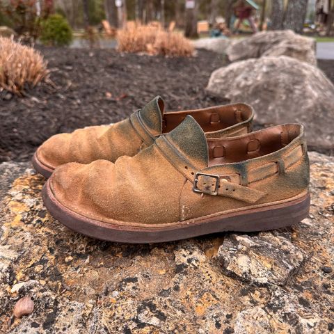 Oak Street Bootmakers Country Loafer in Horween Natural Chromexcel Roughout
