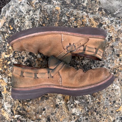 Oak Street Bootmakers Country Loafer in Horween Natural Chromexcel Roughout